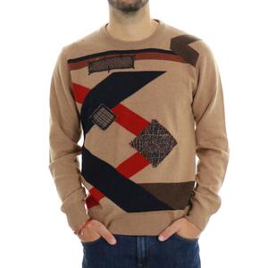 MAGLIA RICAMI BEIGE
